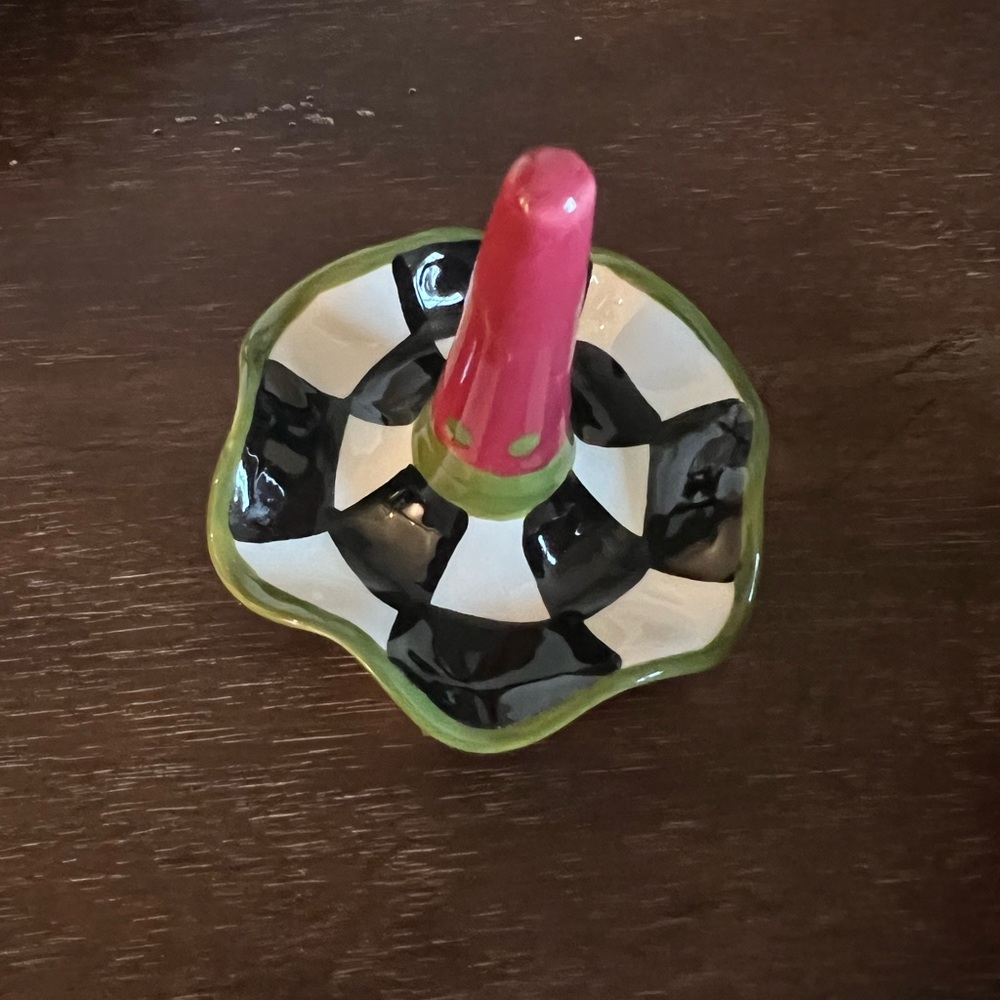 Mackenzie Childs style ring dish